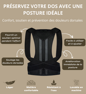 Correcteur de posture - Conçu pour l'équitation